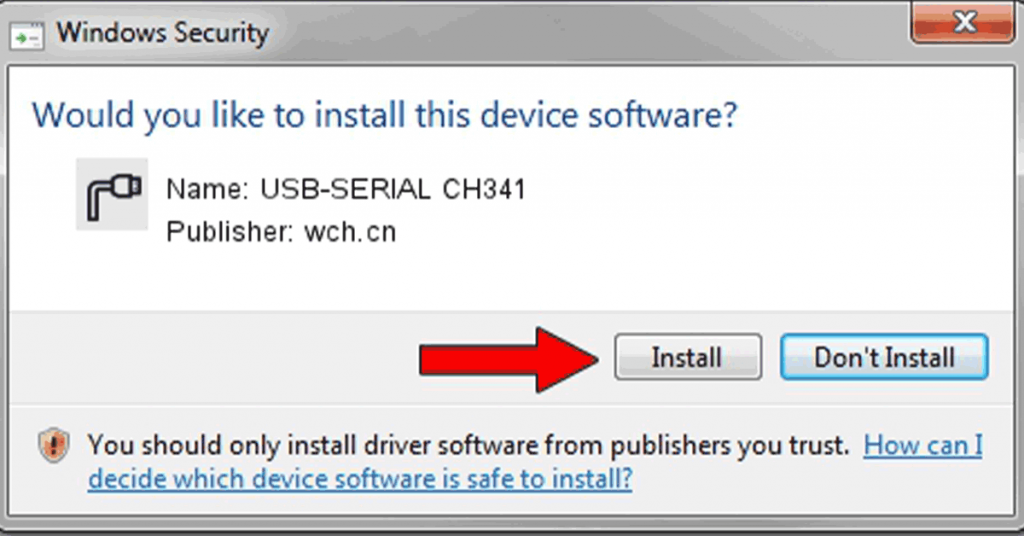 usb ch341 driver